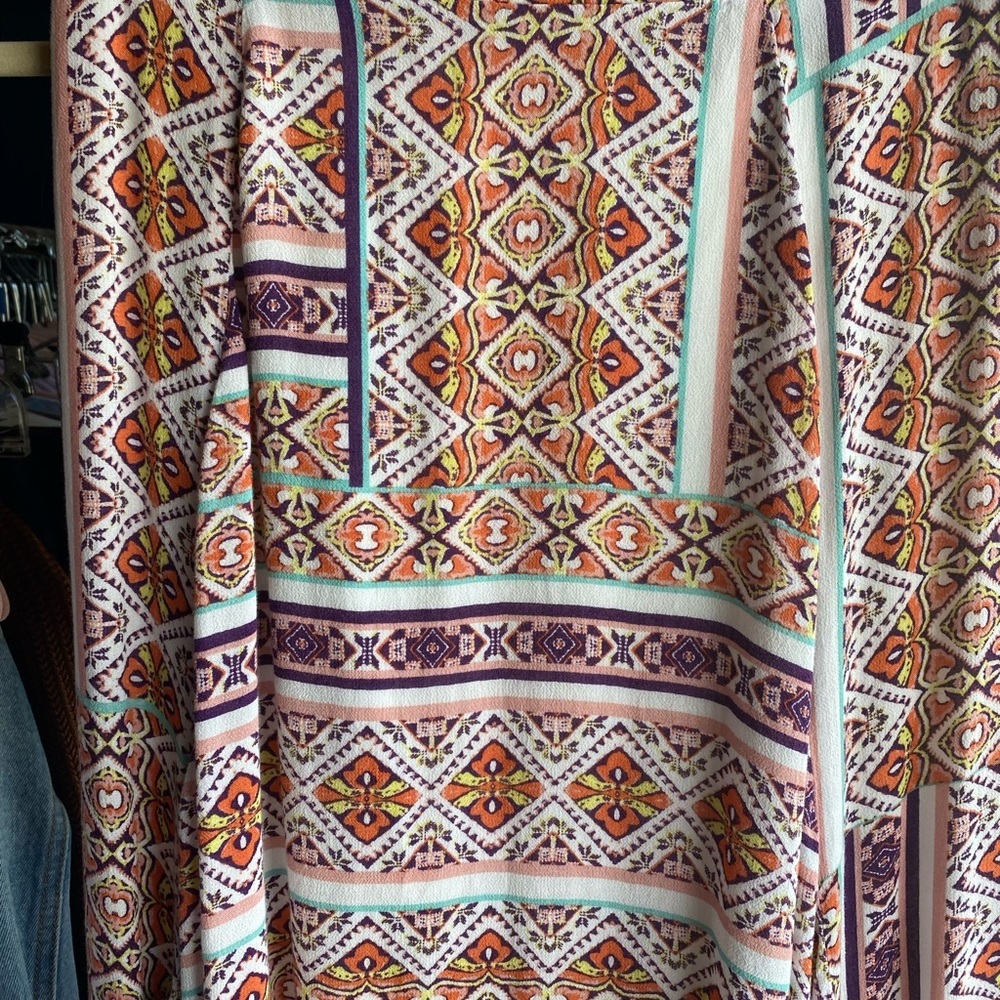 Perfect “gypsy” skirt handkerchief hem with crocheted lace trim size lar… - Picture 8 of 10